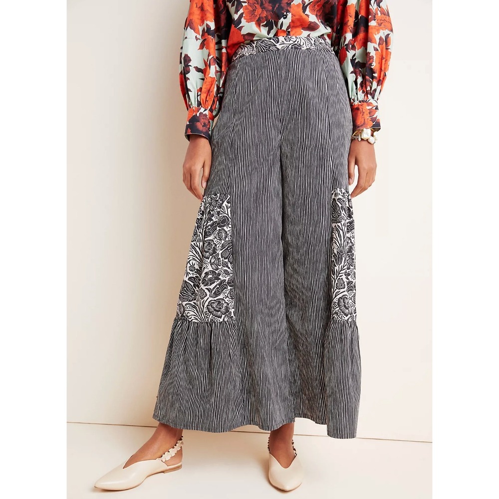 BLOOMINGPRINT x ANTHROPOLOGIE Oceana Wide-Leg Pants